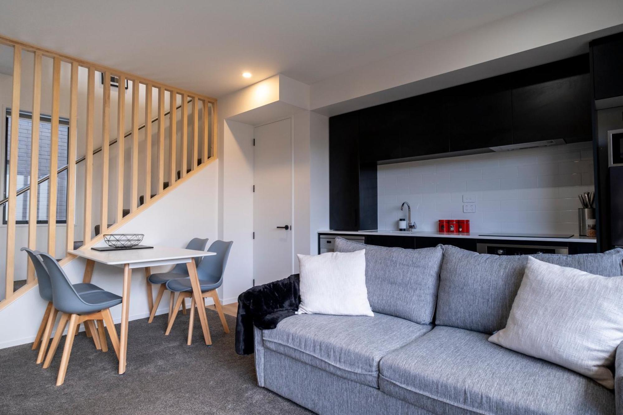 Luxury 2 Bed Townhome In Cbd Christchurch Eksteriør billede