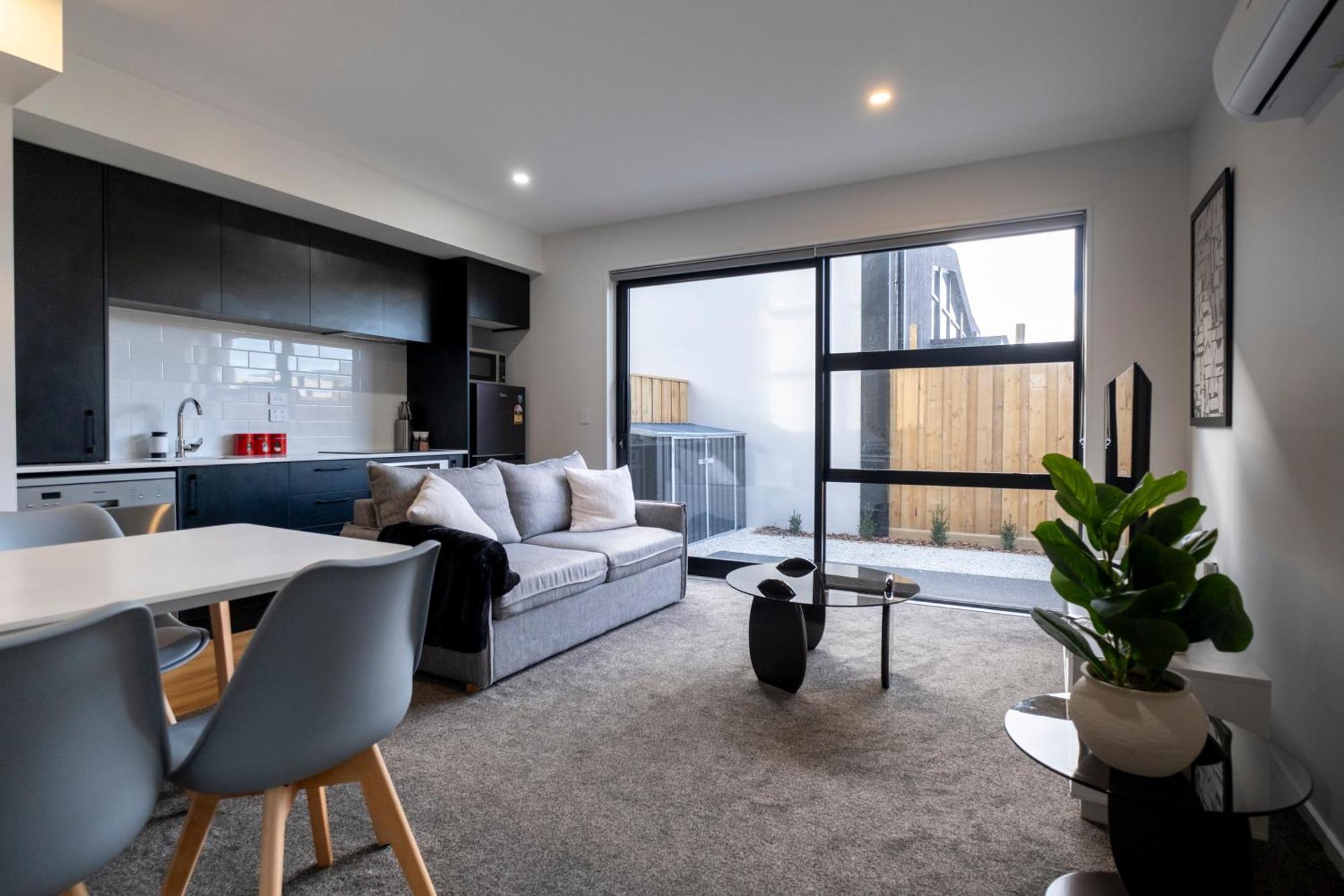 Luxury 2 Bed Townhome In Cbd Christchurch Eksteriør billede