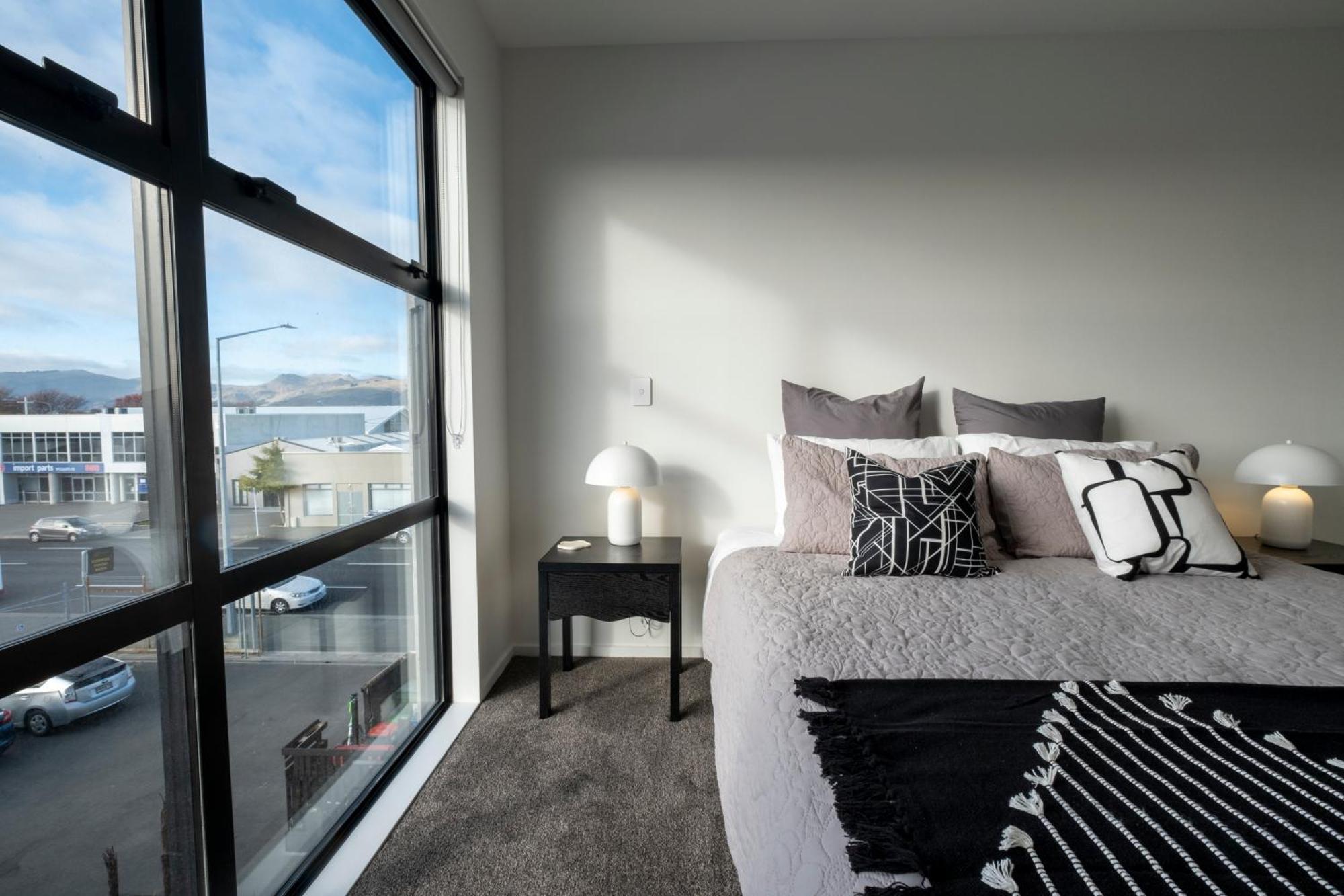 Luxury 2 Bed Townhome In Cbd Christchurch Eksteriør billede