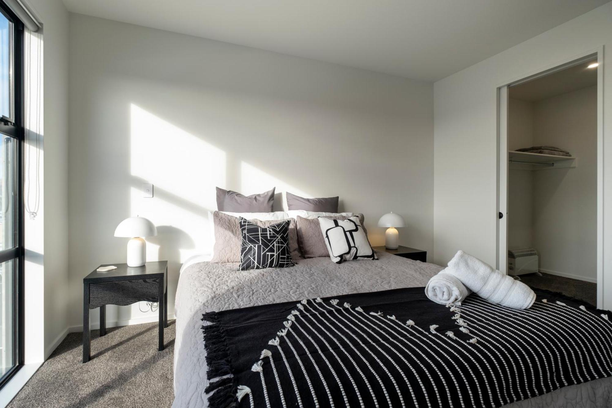 Luxury 2 Bed Townhome In Cbd Christchurch Eksteriør billede