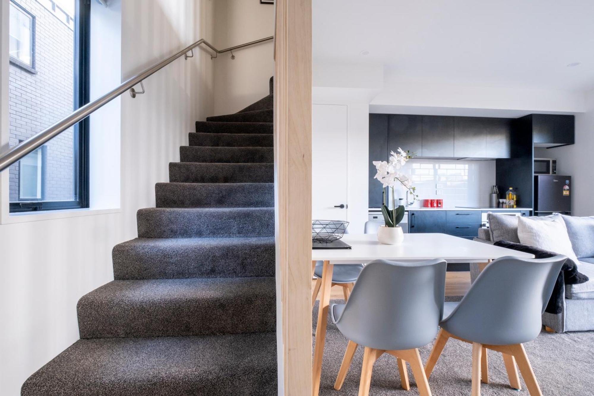 Luxury 2 Bed Townhome In Cbd Christchurch Eksteriør billede