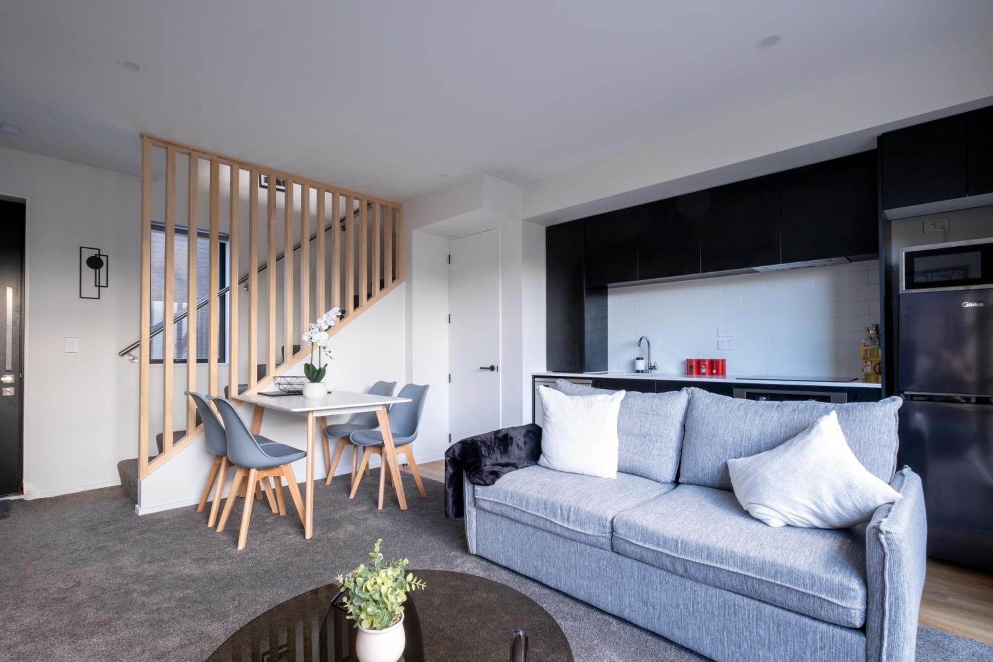 Luxury 2 Bed Townhome In Cbd Christchurch Eksteriør billede